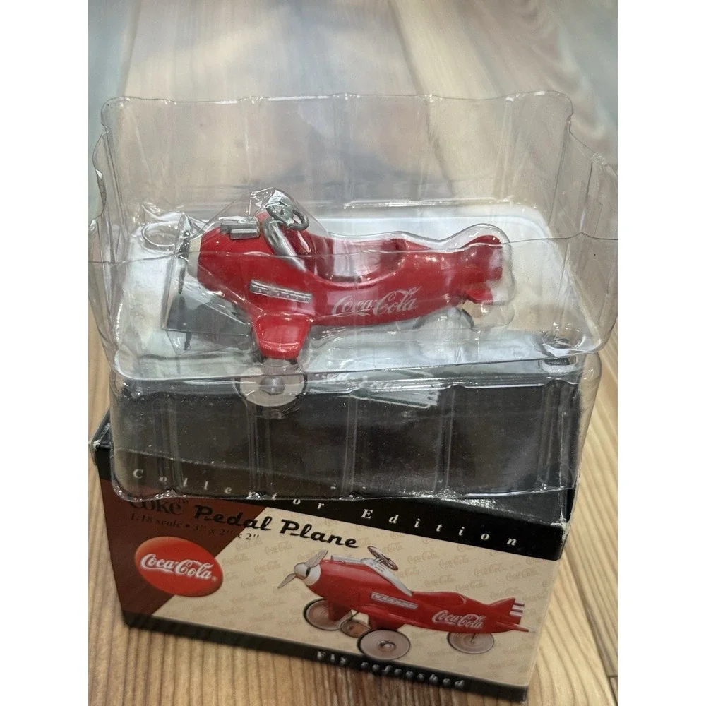 Coca-Cola Coke Pedal Plane Collector Edition 1997 New in Box